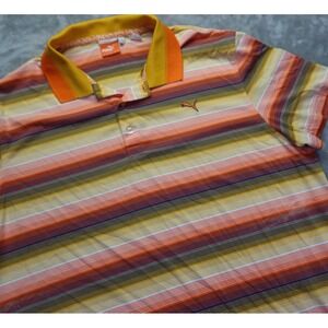 Puma Logo Golf Polo Shirt Men's Size XXL 2XL